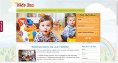 Desktop Screenshot of kidsinc.ie